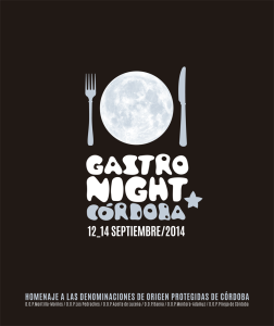 Cartel Gastronight Córdoba