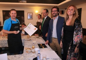 Jesús Manrique, ganador del I Concurso de Salmorejo Blanquiverde