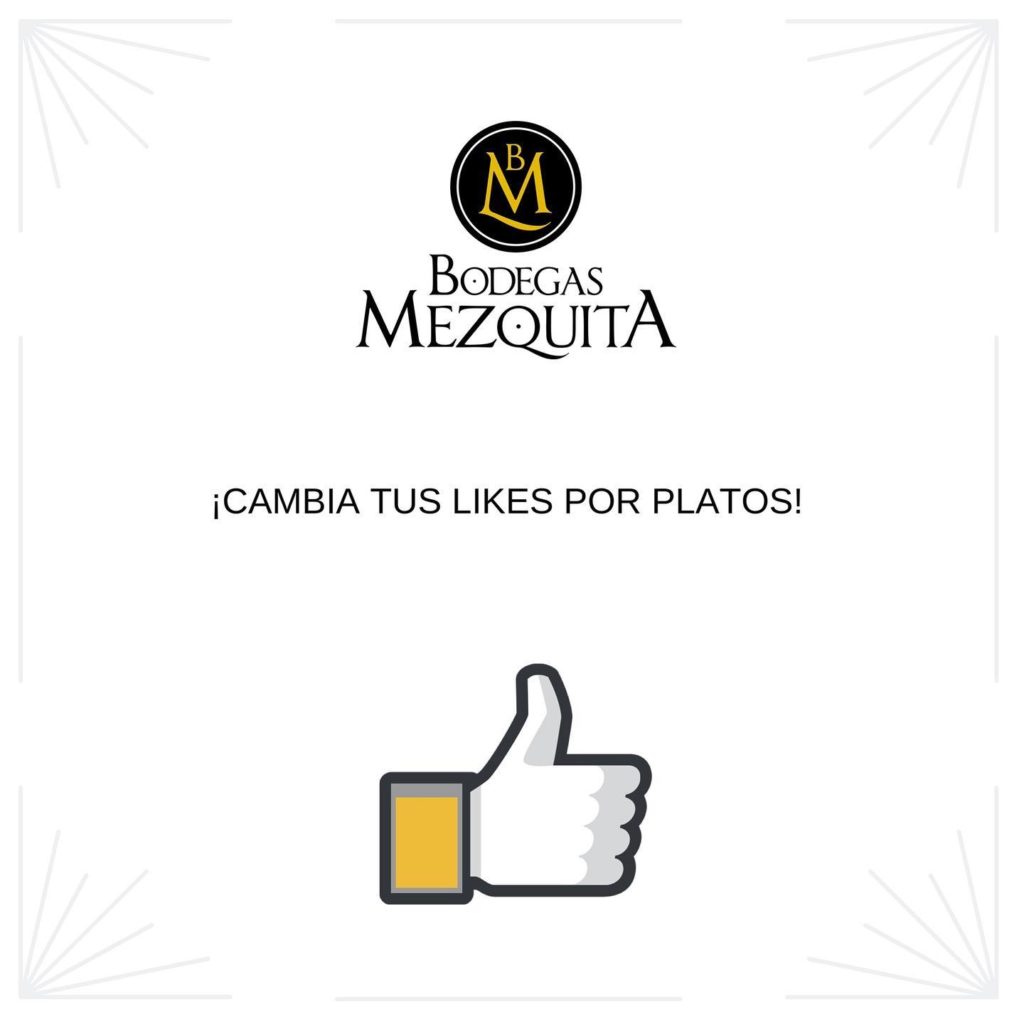 Cambia likes por platos