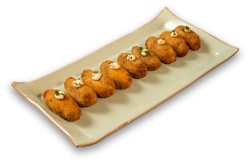 Croquetas de rabo de toro con mayonesa de su salsa