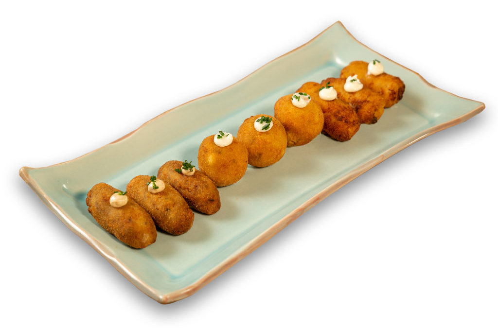 Surtido de croquetas caseras (Jamón, boletus y rabo de toro)