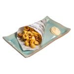 Calamares fritos con mayonesa de aceite de oliva virgen extra E Codigo
