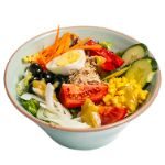 Ensalada Mezquita con mermelada de berenjenas y olivas E Codigo