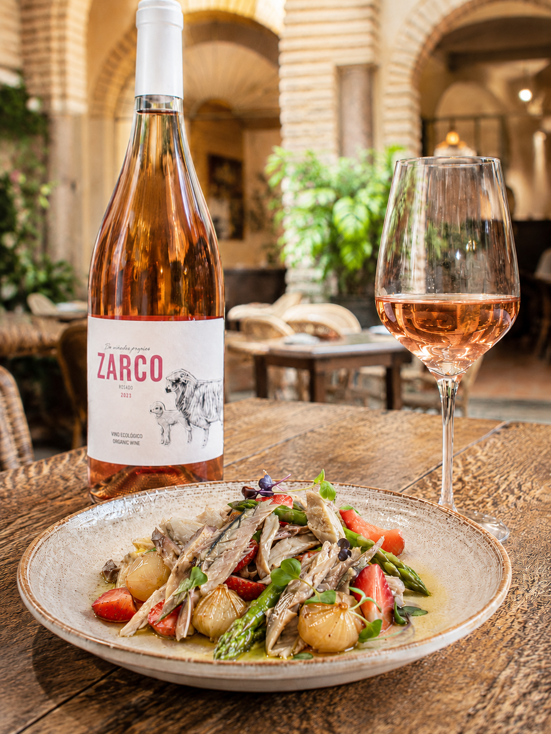 Ensalada templada de caballa 