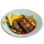 Rabo de toro a la cordobesa guisado a fuego lento con verduras y vino de la tierra E Codigo