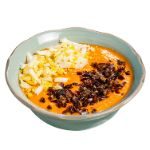 Salmorejo cordobes emulsionado con aceite de oliva jamon y huevo E Codigo