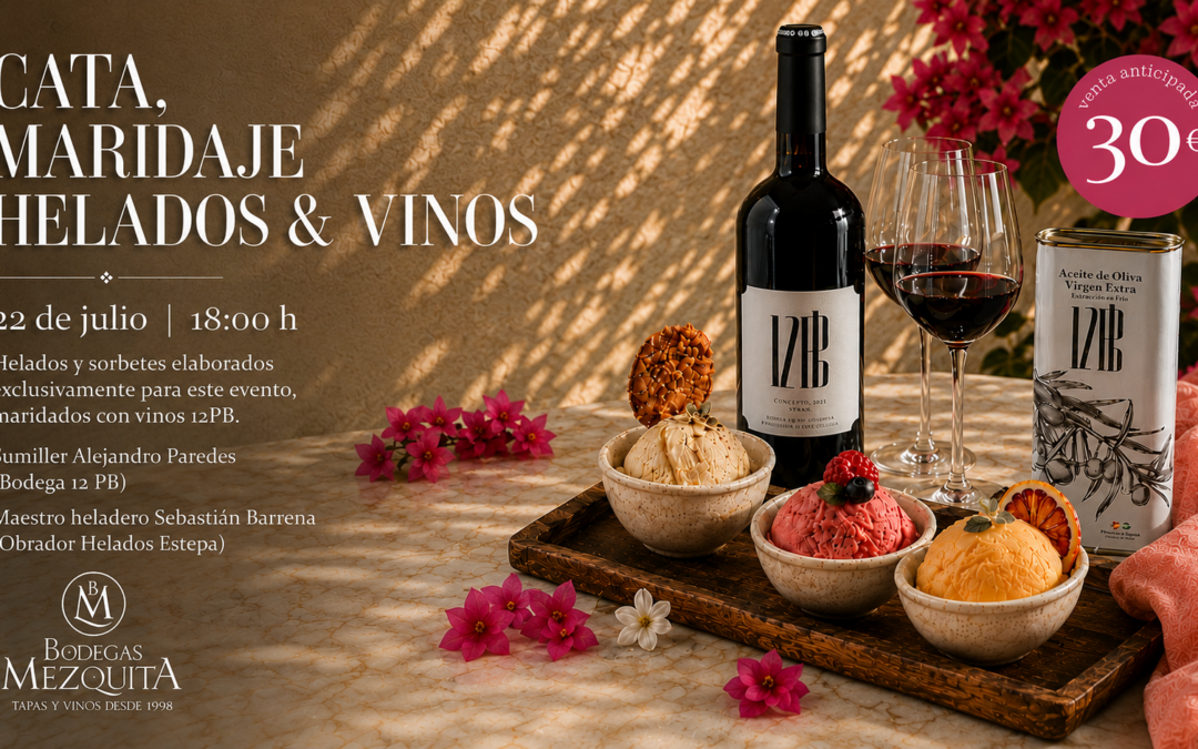 Cata de vinos y helados: Córdoba al paladar