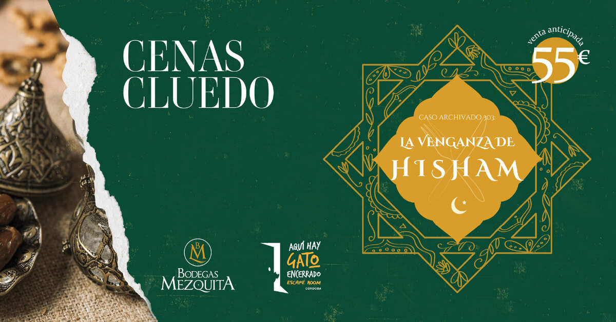 cenas cluedo 2026 bodegas mezquita