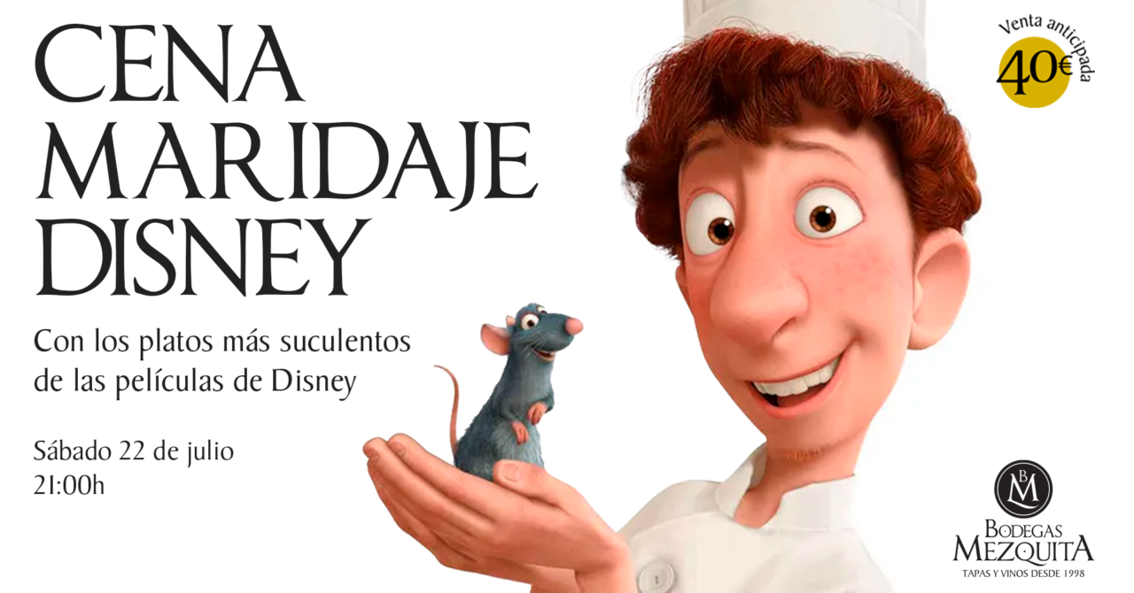 Cena Maridaje Disney
