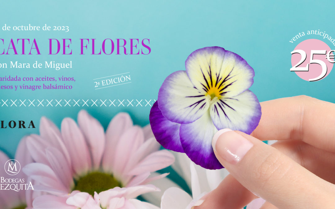 Cata de flores maridadas con Mara de Miguel (2ª Edición)