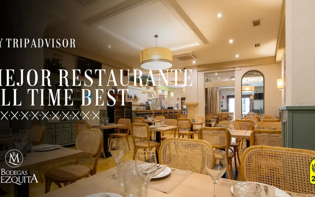 Bodegas Mezquita Céspedes, el mejor restaurante All Time Best – 25º Aniversario de tripadvisor