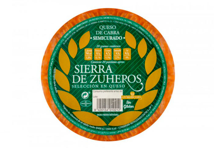 queso de cabra semicurado con pimenton g