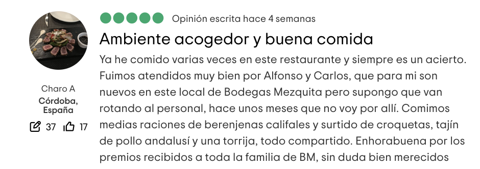 reseña a las ..